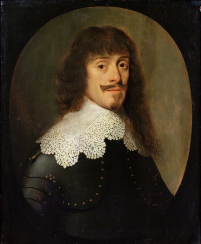 Bernard (1604-39) hertog van Saksen-Weimar door Flemish School